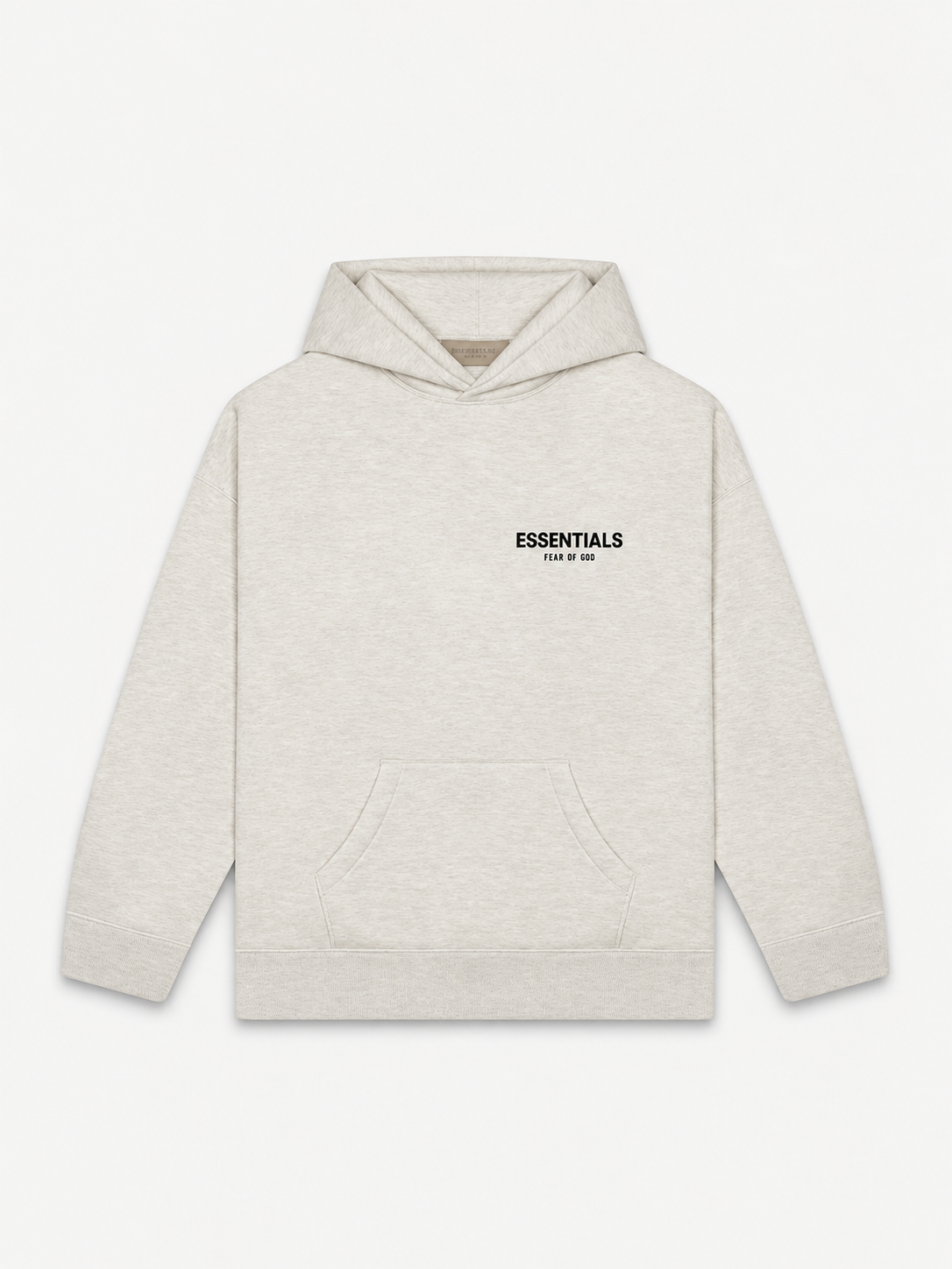 LIGHT OATMEAL — ESSENTIALS HOODIE