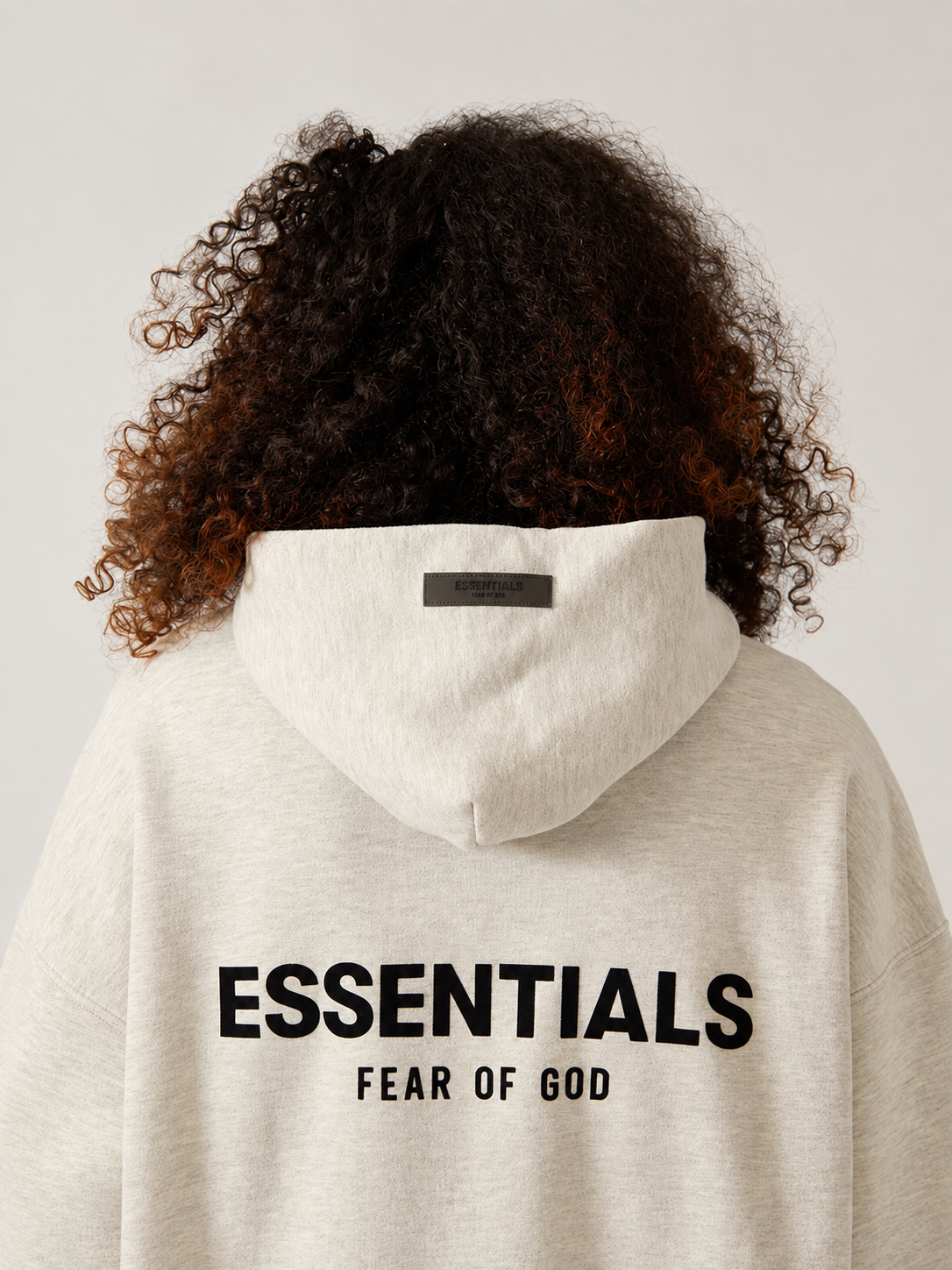 LIGHT OATMEAL — ESSENTIALS HOODIE