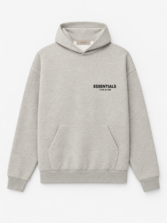 DARK OATMEAL — ESSENTIALS HOODIE