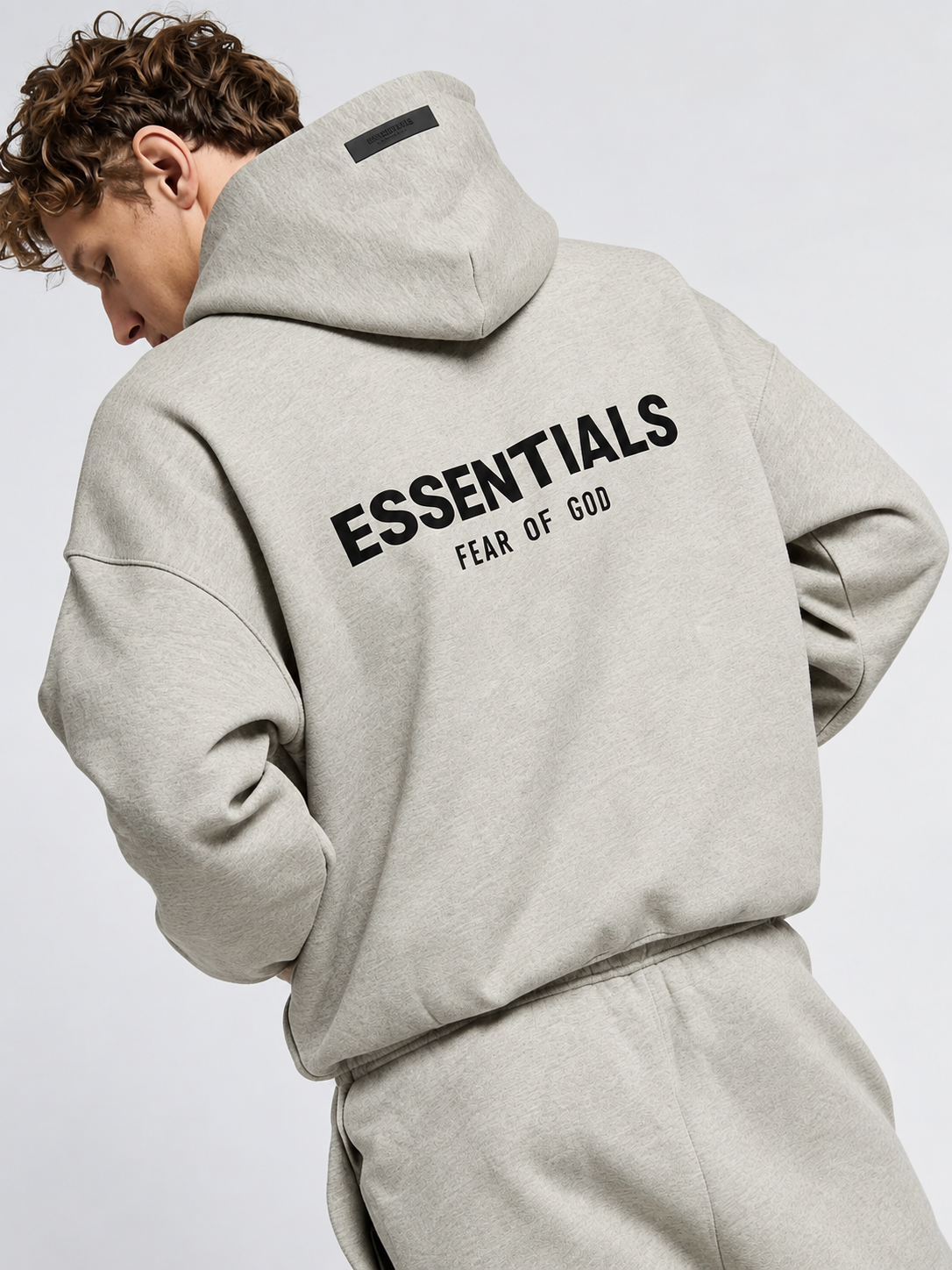 DARK OATMEAL — ESSENTIALS HOODIE
