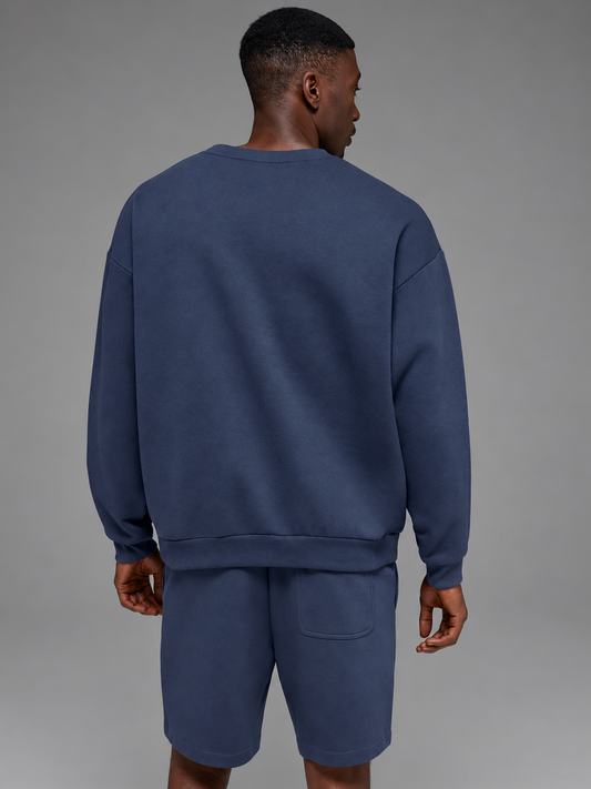 ALO Accolade Crew Neck Pullover – Navy
