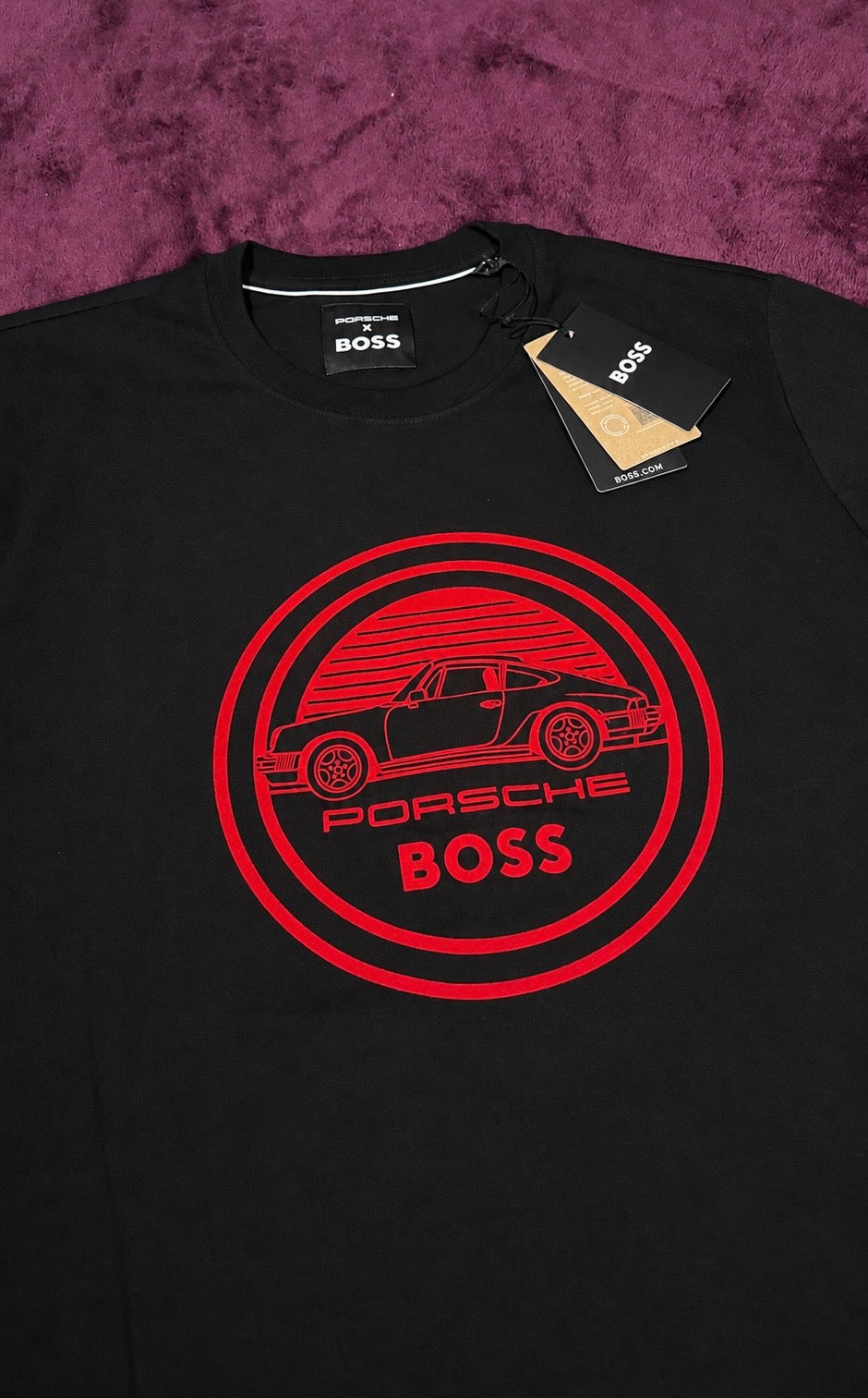 BOSS Porsche Red Circle Negra