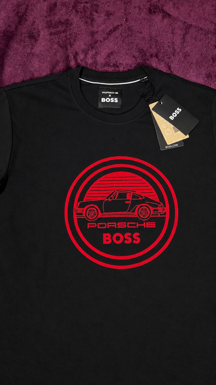 BOSS Porsche Red Circle Negra
