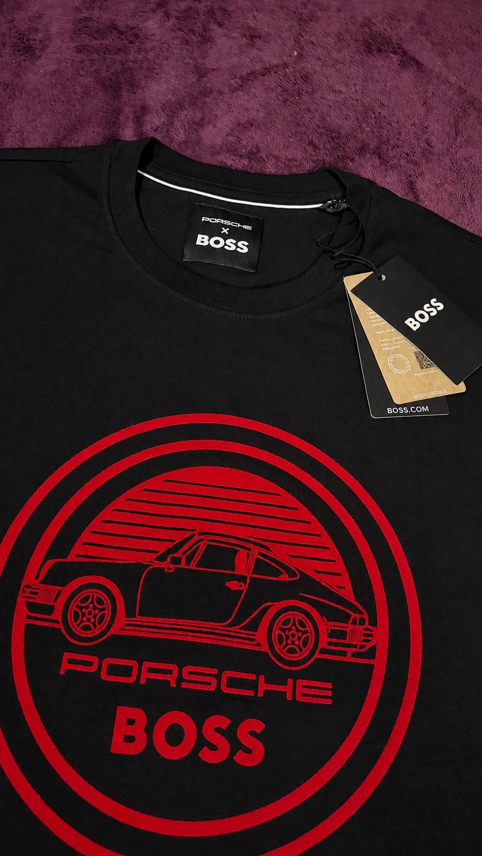 BOSS Porsche Red Circle Negra