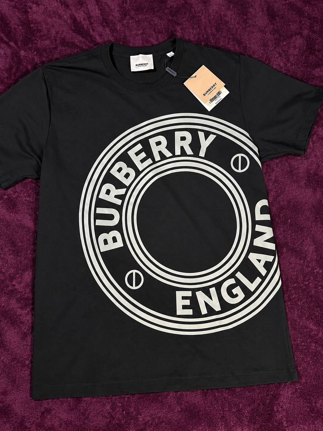 Burberry England Logo Circular Negra