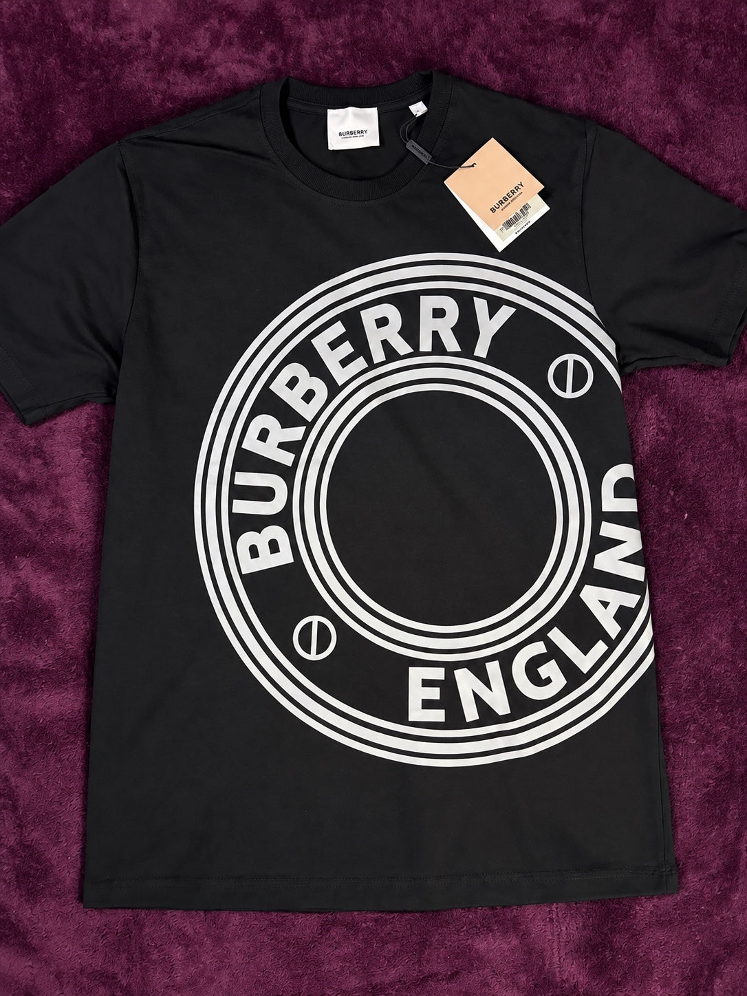 Burberry England Logo Circular Negra