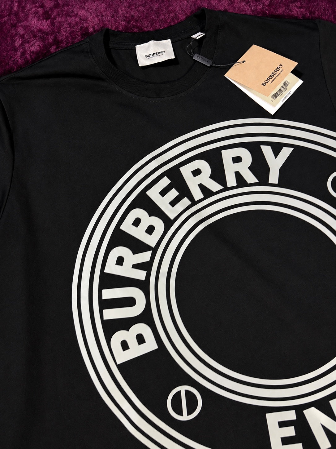 Burberry England Logo Circular Negra