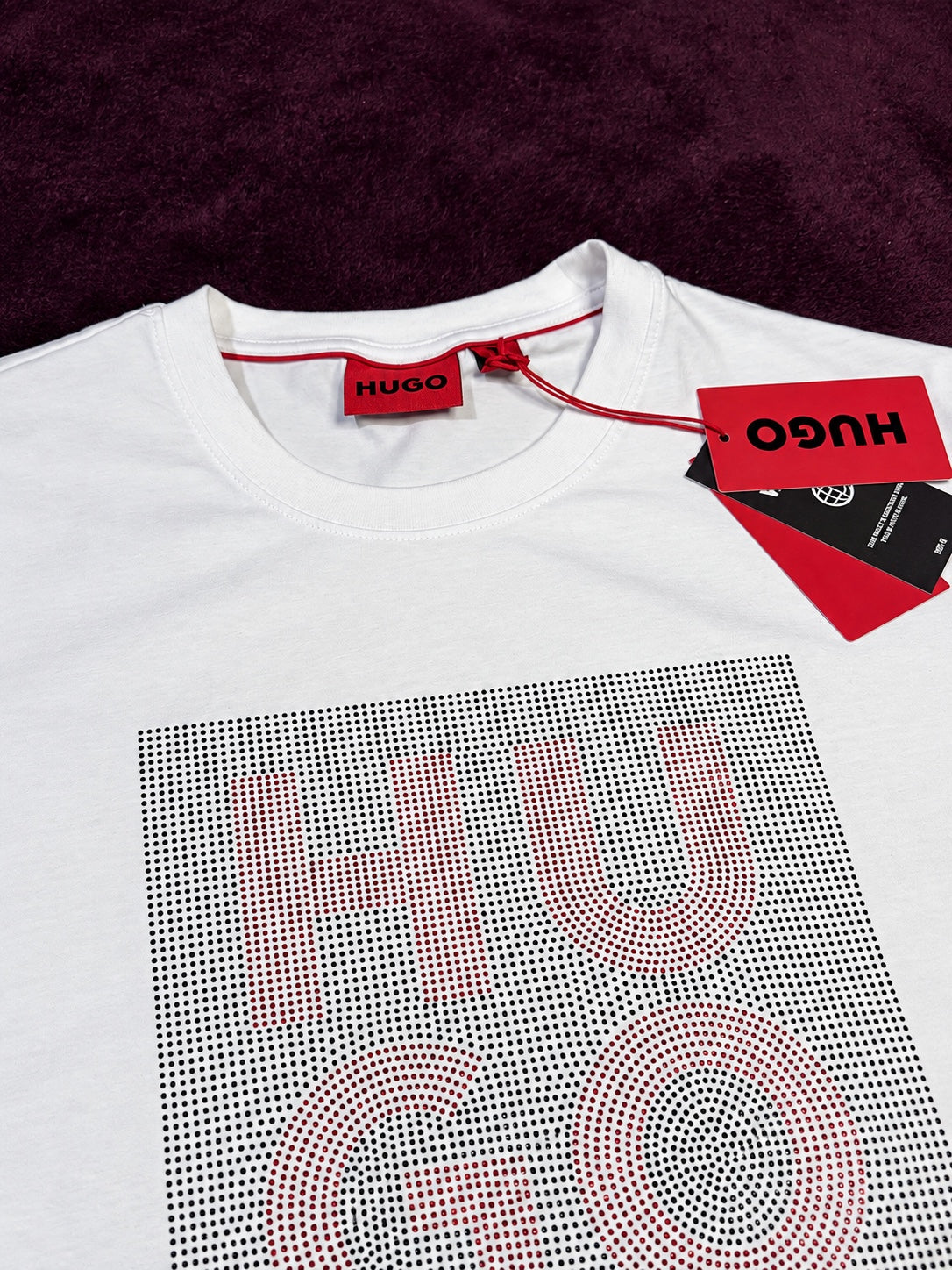 HUGO Dot Square Blanca