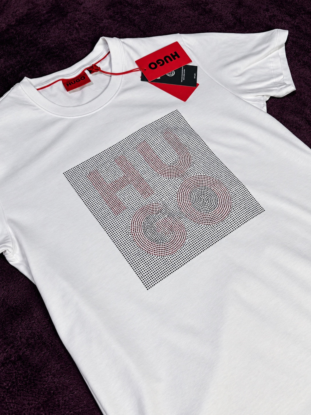 HUGO Dot Square Blanca