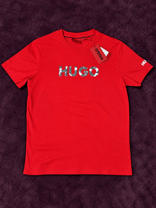 HUGO Logo Camuflado Roja