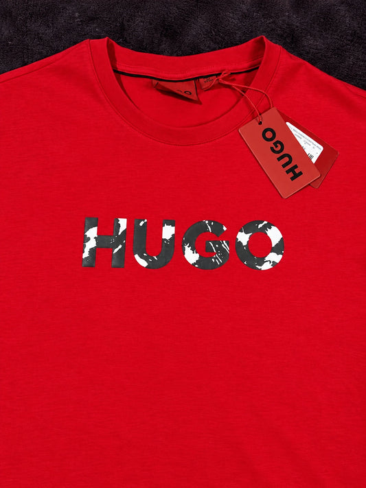 HUGO Logo Camuflado Roja