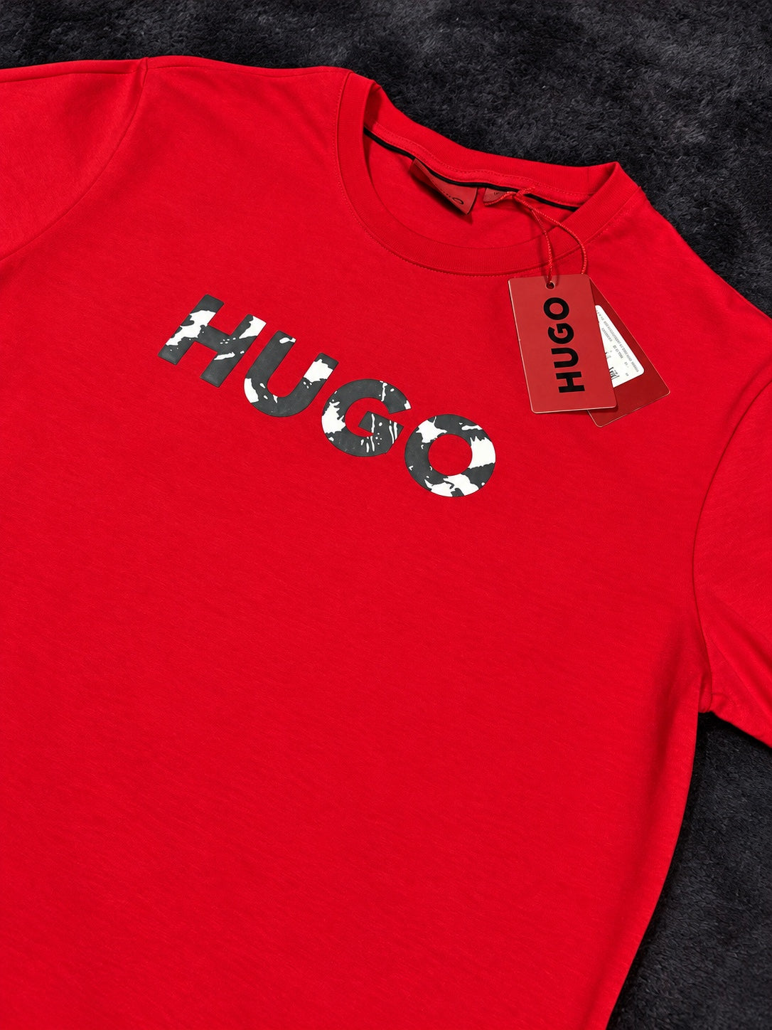 HUGO Logo Camuflado Roja