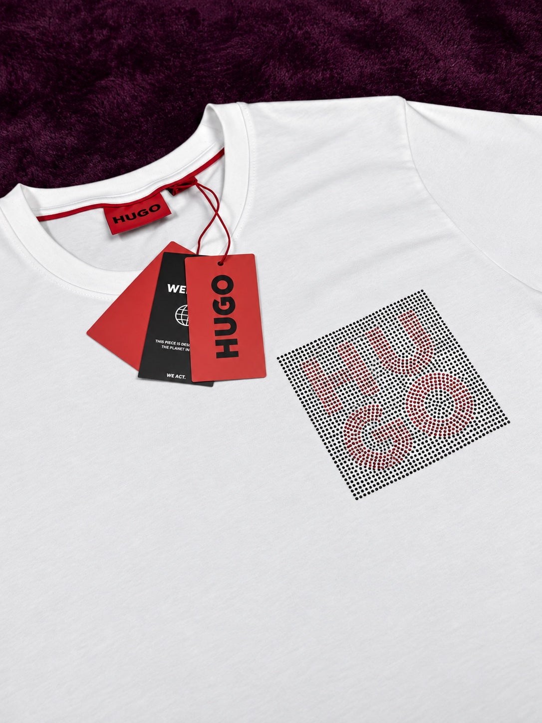 HUGO Logo Pequeño Blanca