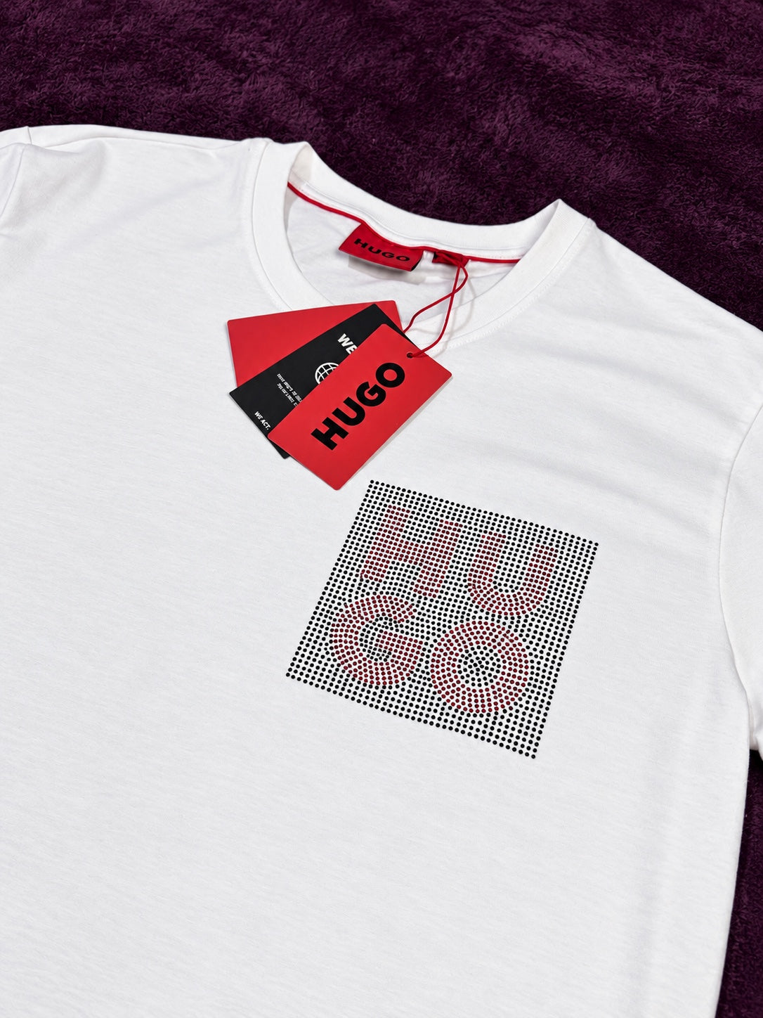 HUGO Logo Pequeño Blanca