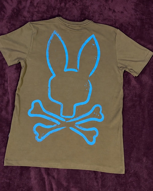 Psycho Bunny Graffiti Azul Oliva