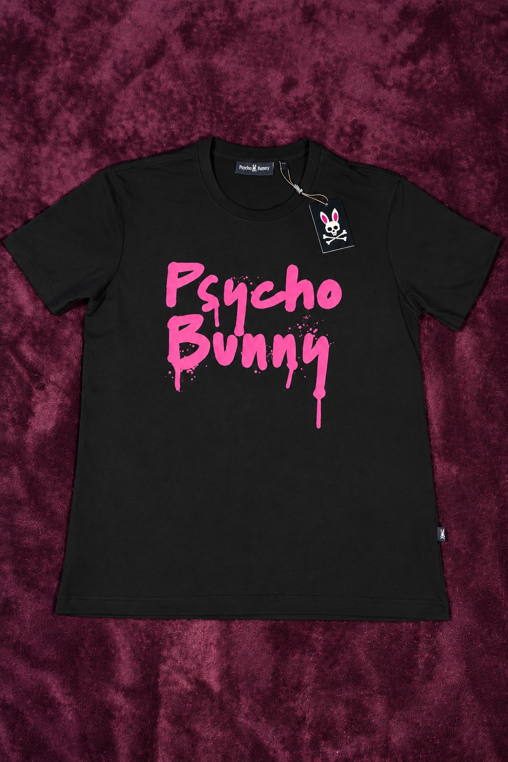 Psycho Bunny Graffiti Rosa Negra