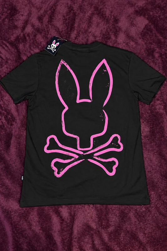 Psycho Bunny Graffiti Rosa Negra