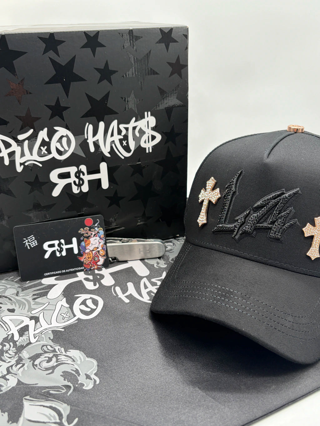 LA CHROME GOLD FULL SET — RICO HATS